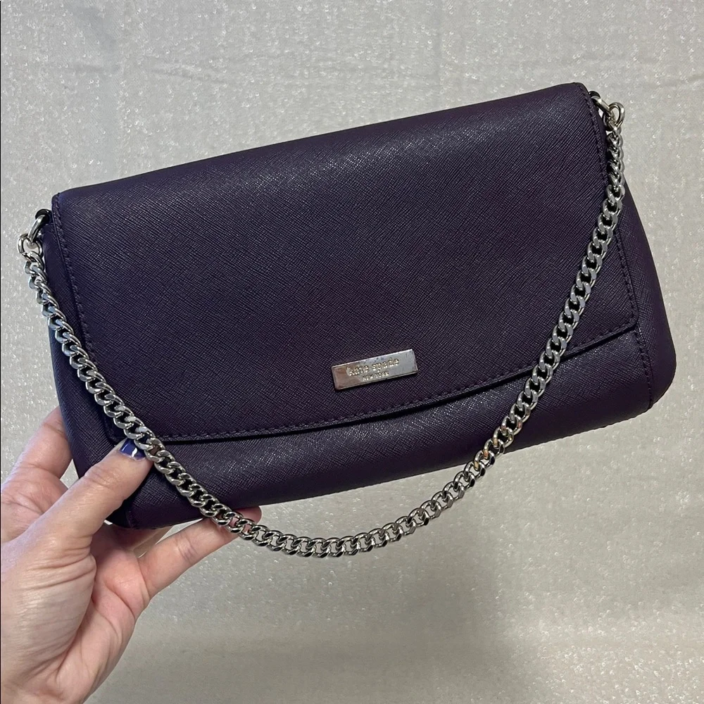 Kate Spade Laurel Way Greer Crossbody Bag, Deep Purple - Picture 4 of 12
